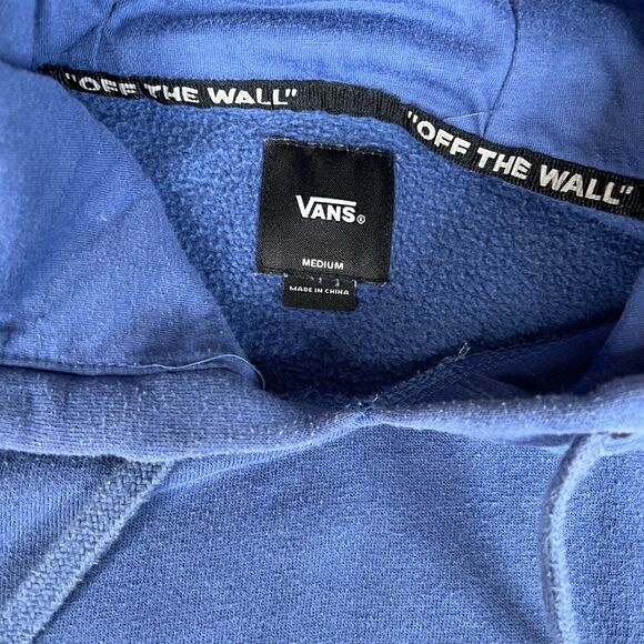 Vans Off The Wall Sweatshirt Men M Skull Floral Hoodie Surf Skate Grunge Sweater - Picture 4 of 10